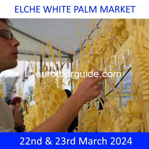 Elche White Palm Market March 2024 EuroTourGuide Coach Tours Elche White Palm Market March 2024 EuroTourGuide Coach Tours