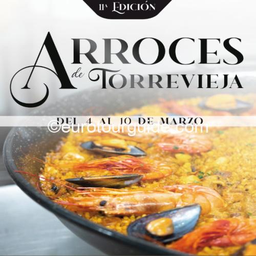 Torrevieja Rice Menus 2024 EuroTourGuide Coach Tours