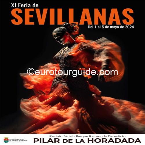 Pilar de la Horadada Sevillians Fair 2024 EuroTourGuide Coach Tours Pilar de la Horadada Sevillians Fair 2024 EuroTourGuide Coach Tours