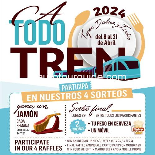 Torrevieja Tapa Train 2024 EuroTourGuide Coach Tours Torrevieja Tapa Train 2024 EuroTourGuide Coach Tours