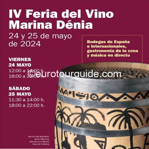 Denia Wine Festival 2024 EuroTourGuide Coach Tours Denia Wine Festival 2024 EuroTourGuide Coach Tours