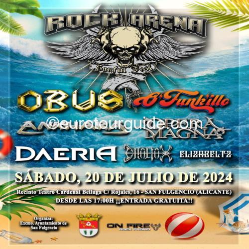 San Fulgencio Rock Arena Programme 2024 EuroTourGuide Coach Tours San Fulgencio Rock Arena Programme 2024 EuroTourGuide Coach Tours
