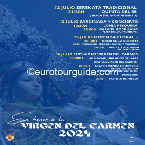 Santa Pola Carmen 2024 EuroTourGuide Coach Tours Santa Pola Carmen 2024 EuroTourGuide Coach Tours