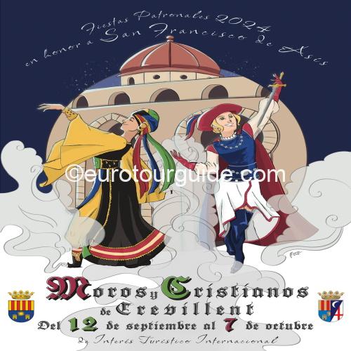 Crevillent Moors Christians Fiestas 2024 EuroTourGuide Coach Tours Crevillent Moors Christians Fiestas 2024 EuroTourGuide Coach Tours
