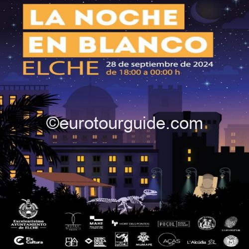 Elche Noche Blanco 2024 EuroTourGuide Coach Tours Elche Noche Blanco 2024 EuroTourGuide Coach Tours