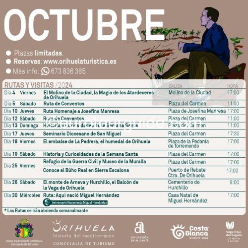 Orihuela Guided Visits October 2024 EuroTourGuide Coach Tours Orihuela Guided Visits October 2024 EuroTourGuide Coach Tours