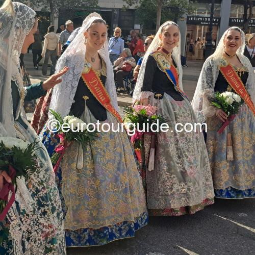EuroTourGuide Coach Tours Valencia Fallas Flower Parade