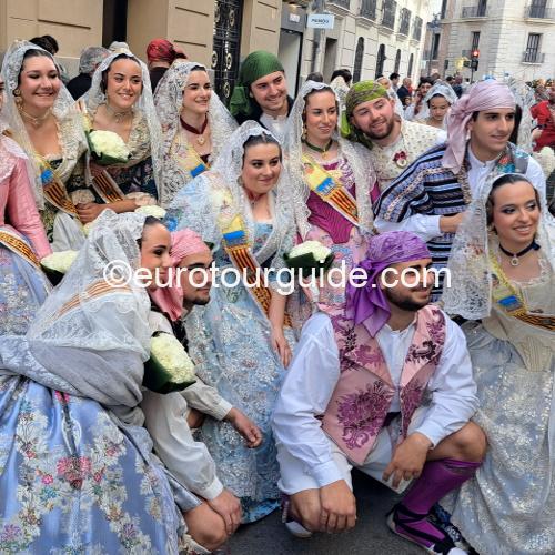 EuroTourGuide Coach Tours Valencia Fallas Flower Parade