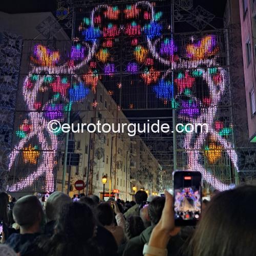 EuroTourGuide Coach Tours Valencia Fallas Illuminated Streets