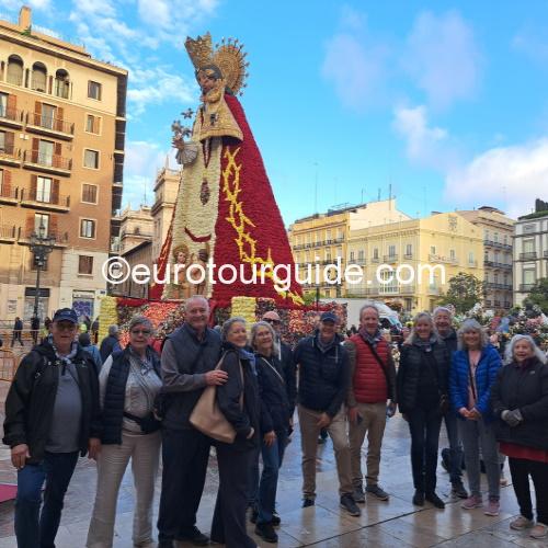 EuroTourGuide Coach Tours Valencia Fallas Virgen