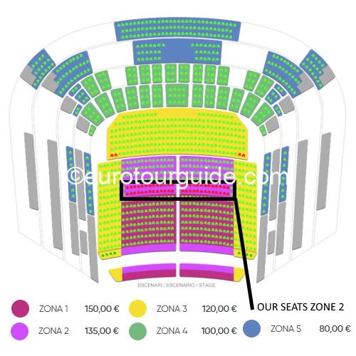 EuroTourGuide Coach Tours Valencia Shen Yun Seats